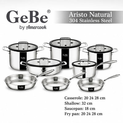 8pcs cookware set stainless