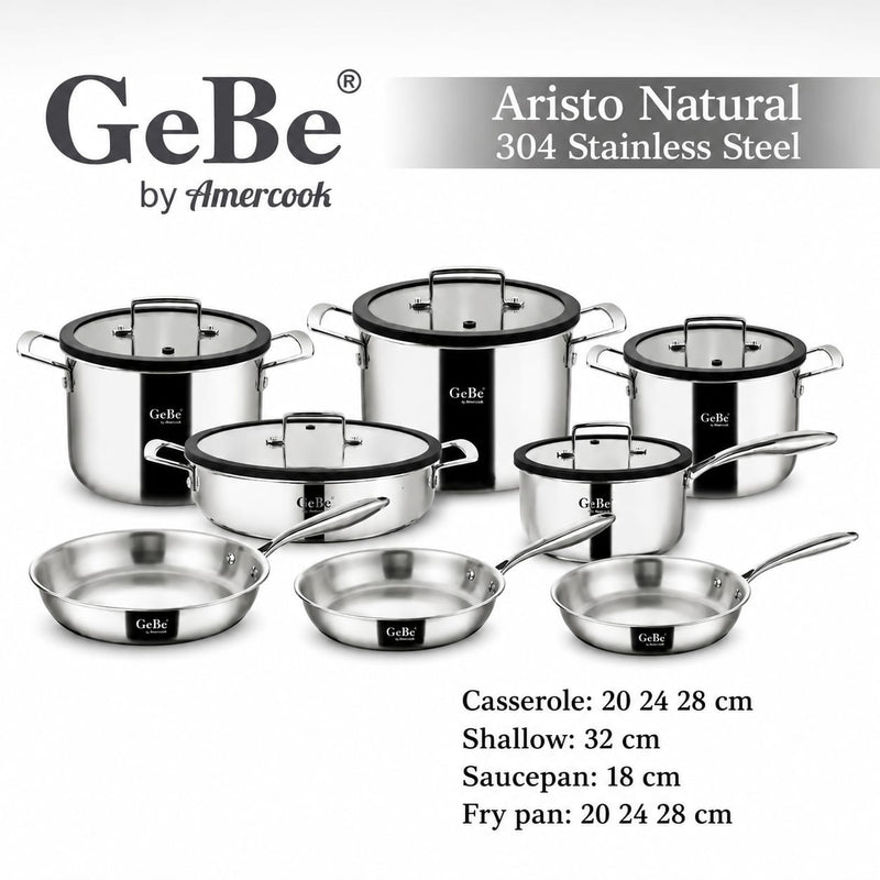 8pcs cookware set stainless