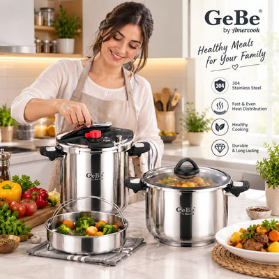 GeBe 5-Piece Pressure Cooker Set