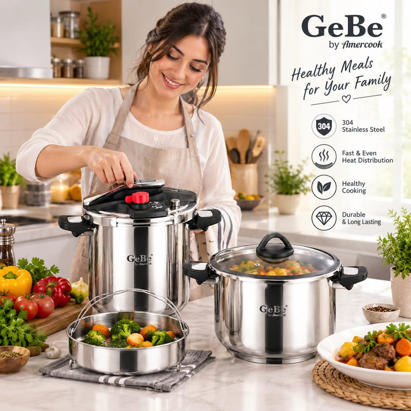GeBe 5-Piece Pressure Cooker Set